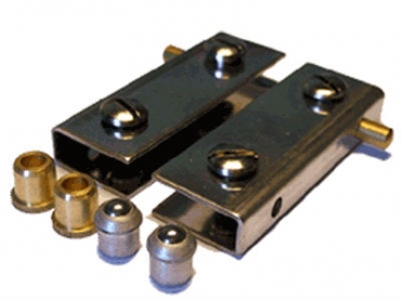 Dobradiça Pivot para Vidro em Inox